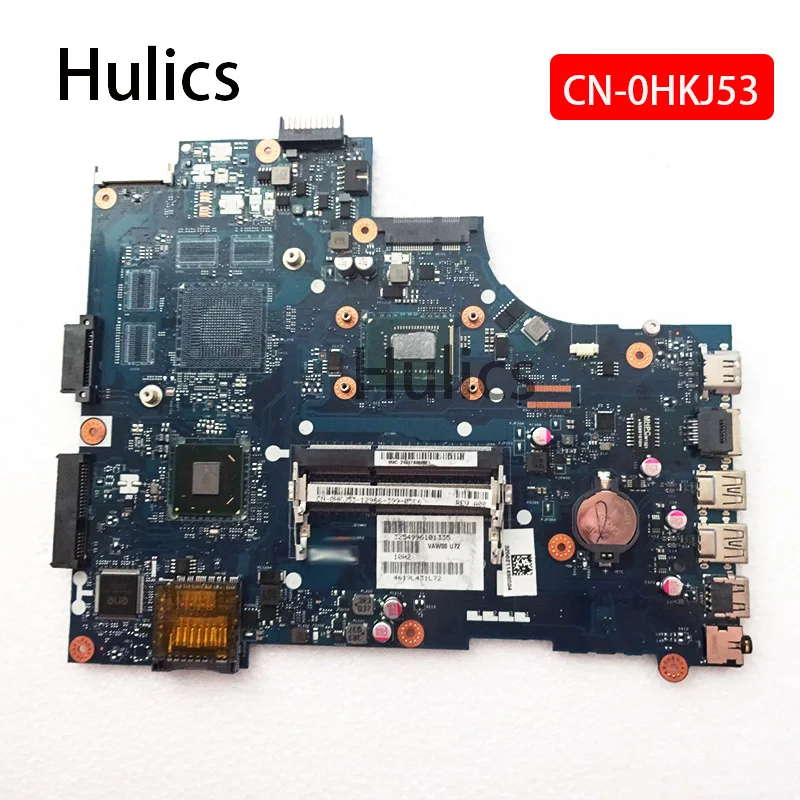 Hulics CN 0HKJ53 HKJ53 материнская плата для ноутбука dell Inspiron 17R 3721 3521 Материнская VAW00 LA 9104P