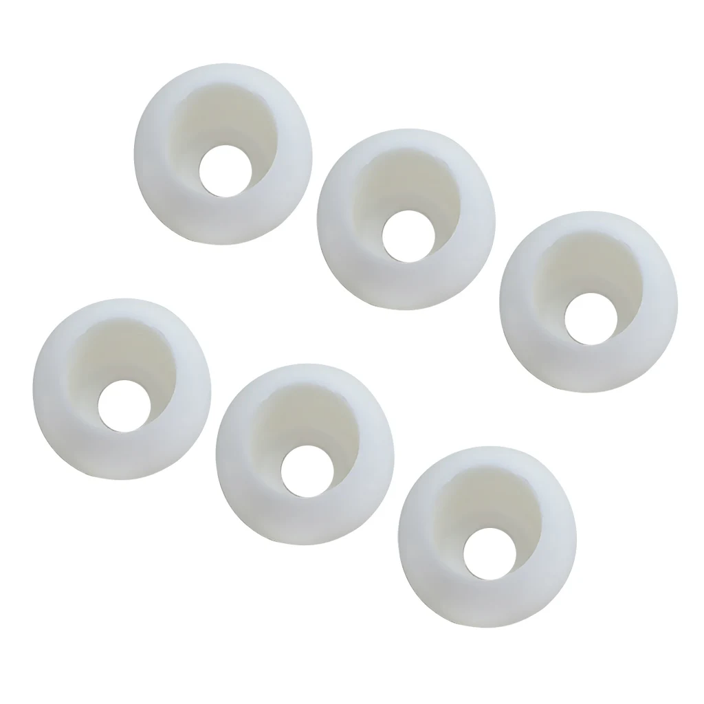 6 Pieces Elastic Shock Cord Bungee Rope Toggle Round Ball End Lock Stopper Stop Buckles Gear Replacement | Спорт и развлечения
