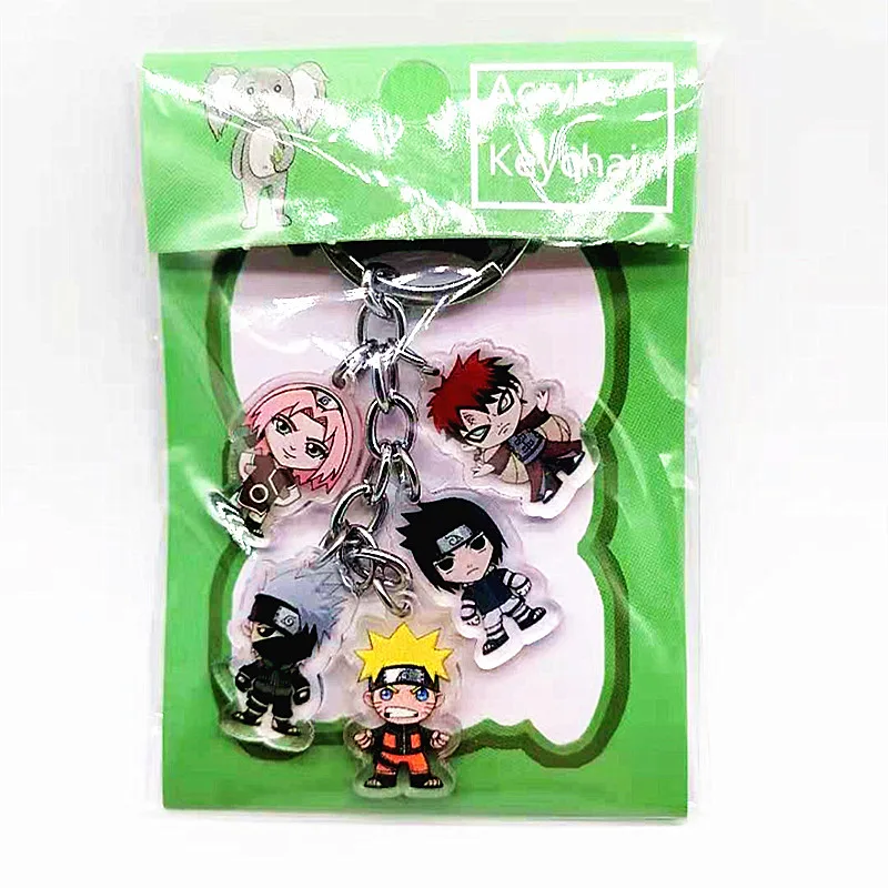 Акриловый брелок для ключей Akatsuki Hidan двусторонний автомобильный мультяшный с