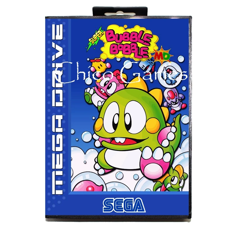 Sega MD игровая карта-супер пузырьковый поплавок ЕС чехол для sega megadrive игровая консоль 16 бит MD карта