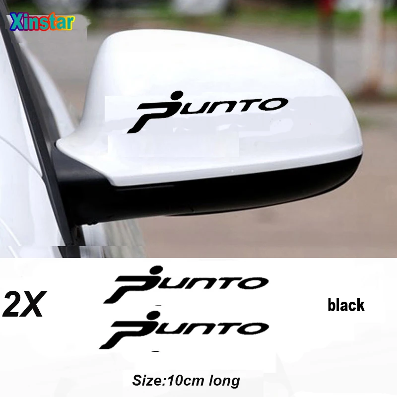 Автомобильная наклейка на зеркало заднего вида 2 шт./лот для fiat 500 500x 500l panda Punto TIPO