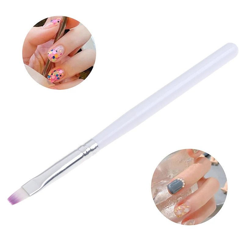 Щетка для ногтей белый светильник ручка терапии УФ гель кисть рисования набор