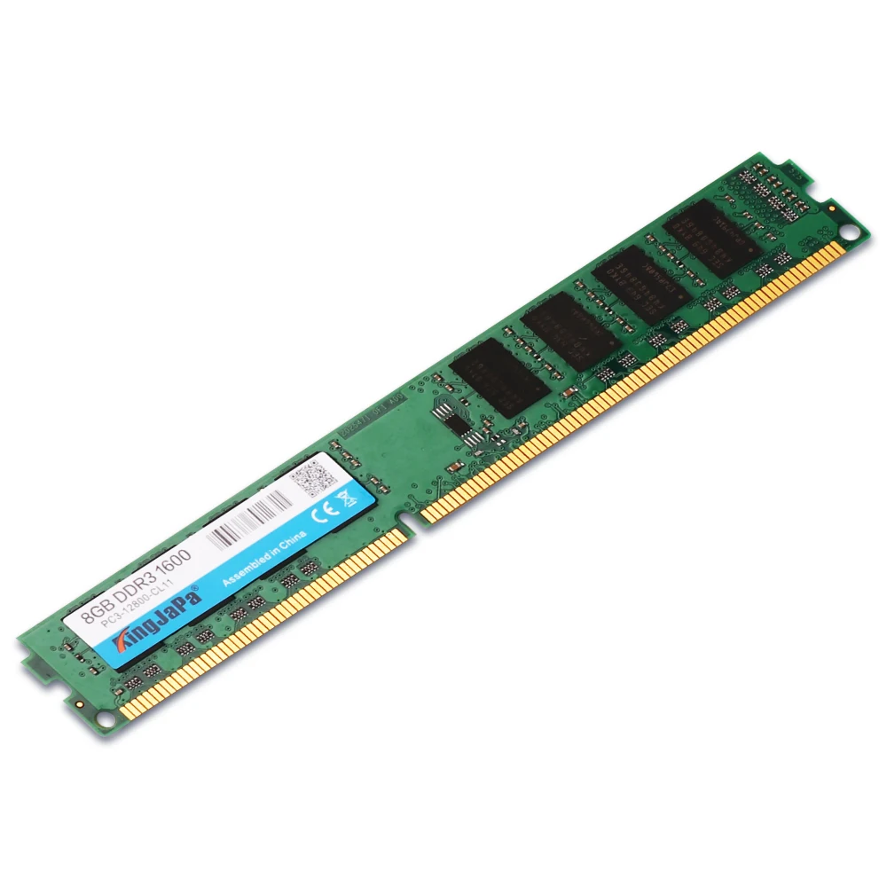 Оперативная память KingJaPa ОЗУ DDR3 1600 МГц 8 ГБ 4 Гб 2 для настольных ПК Memoria 1333
