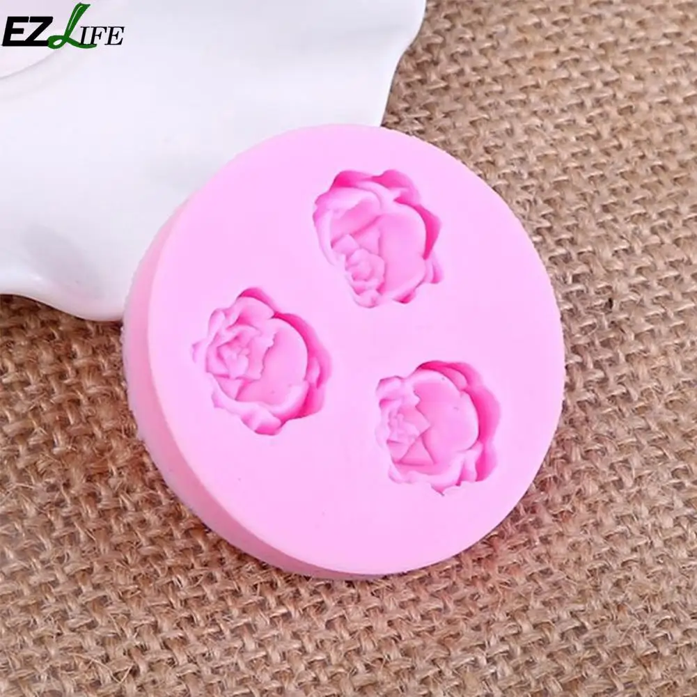 1 шт. силиконовая мини форма в форме розы|Другие кухонные специальные
