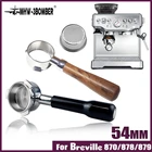 54 мм портативный фильтр для кофе без дна для фильтров из нержавеющей стали 875808, Сменный фильтр из корзины, аксессуары для кофе