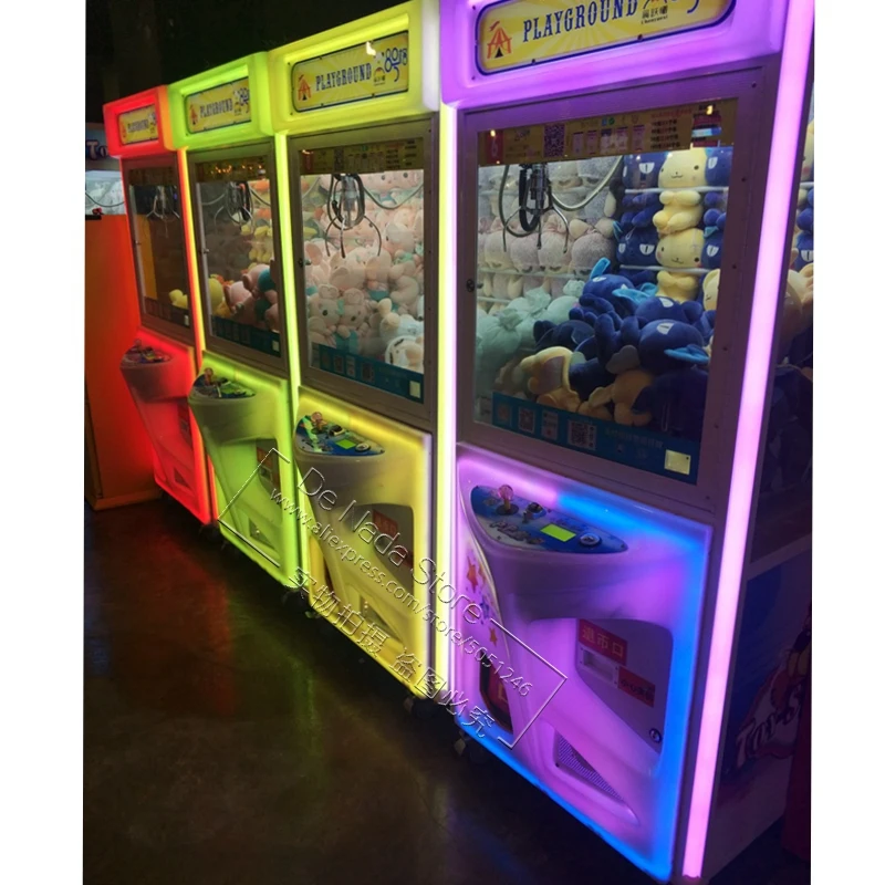 С музыкой и светодиодными лампами торговая игрушка для когтей краны игры монета