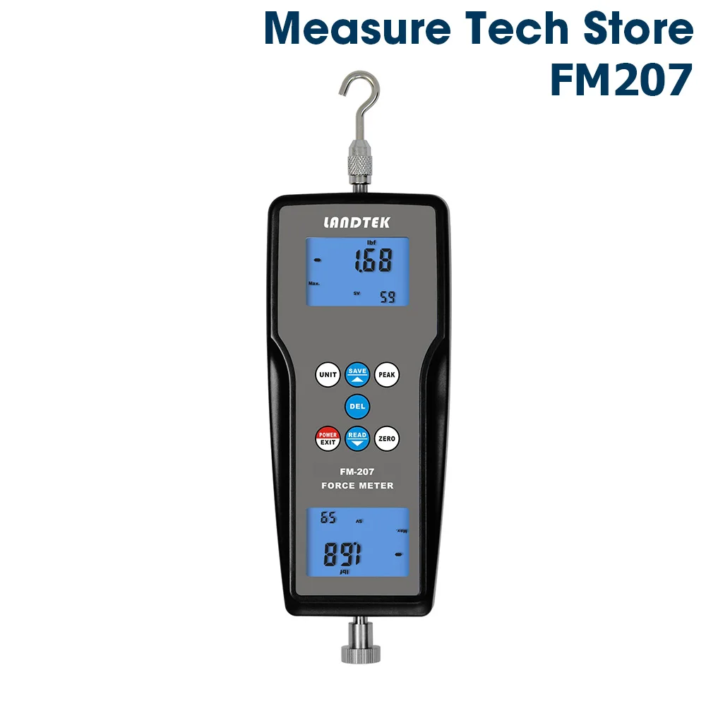 Landtek FM-207 цифровой датчик силы динамометр Push Pull испытательная машина 10N Tensiometer измерительный прибор портативный тестер натяжения