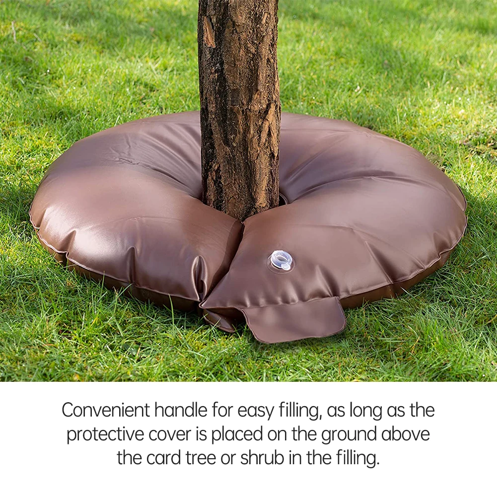 

15 Gallon High Capacity Tree Watering Ring Slow Release Ring Drip Bag Automatic Drip Irrigation Water Pouch Gardening Tools