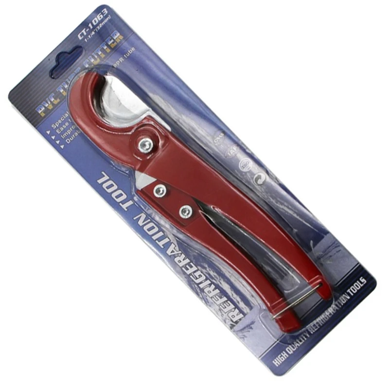 

Plastic Pipe Cutter PVC Cutter Compatible with Cutting Outer Diameter 32 mm PE PVC & PPR Plastic Hoses Pipe Shear