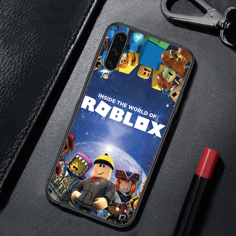 

Game Robloxes Phone Case For Samsung Galaxy A 3 5 7 8 10 20 20E 21S 30 30S 40 50 51 70 71 black Etui Soft Hoesjes Luxury