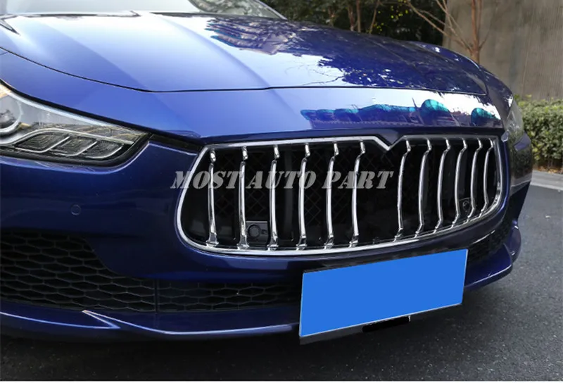 ABS Хромированная Центральная решетка решетки Формования Отделки крышки для Maserati