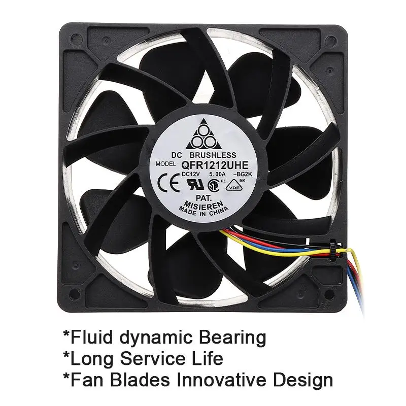 Вентилятор охлаждения Antminer Bitmain S7 S9 7500 об./мин 4 контакта 12 В | Компьютеры и офис