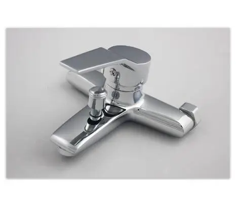 Only faucet body Настенный смеситель для ванны Водопад смеситель для ванны латунь хромированная отделка смеситель для душа смеситель для горячей и холодной воды FYB011 - Цвет: Only faucet body