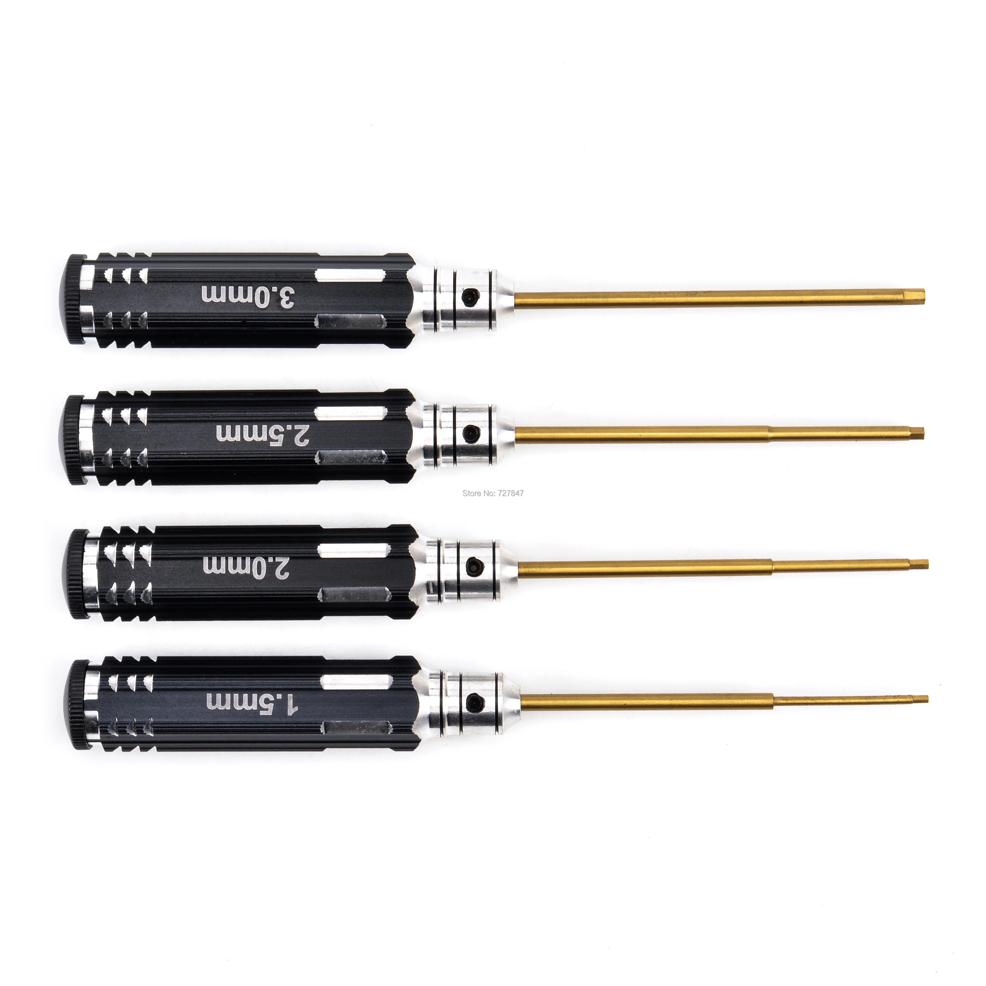4pcs FPV RC Tools Hex Screw Driver 1.5 2.0 2.5 3.0mm Titanium Plating Hardened Wrench Screwdriver For Camera Drone Quad | Игрушки и