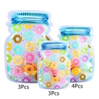 10 шт., многоразовые мешки для хранения еды, на молнии