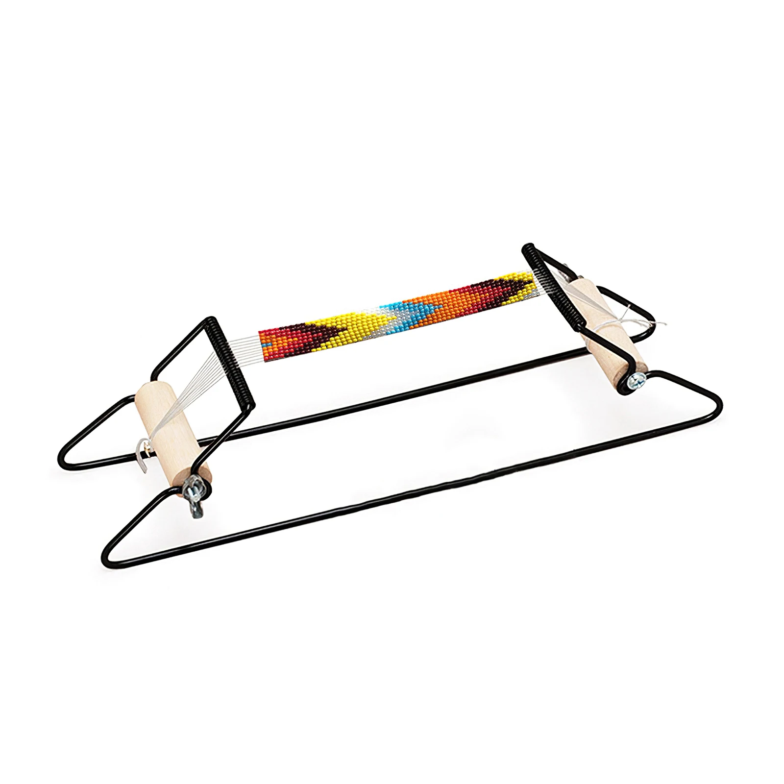 Ткацкий станок из нержавеющей стали и дерева для бисероплетения ювелирных