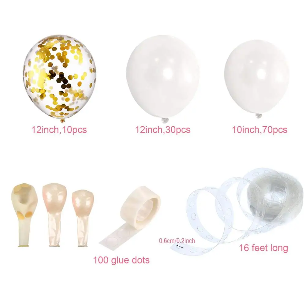 2019 арочный мост Набор воздушных шаров 112 шт включая латексные воздушные шары клей
