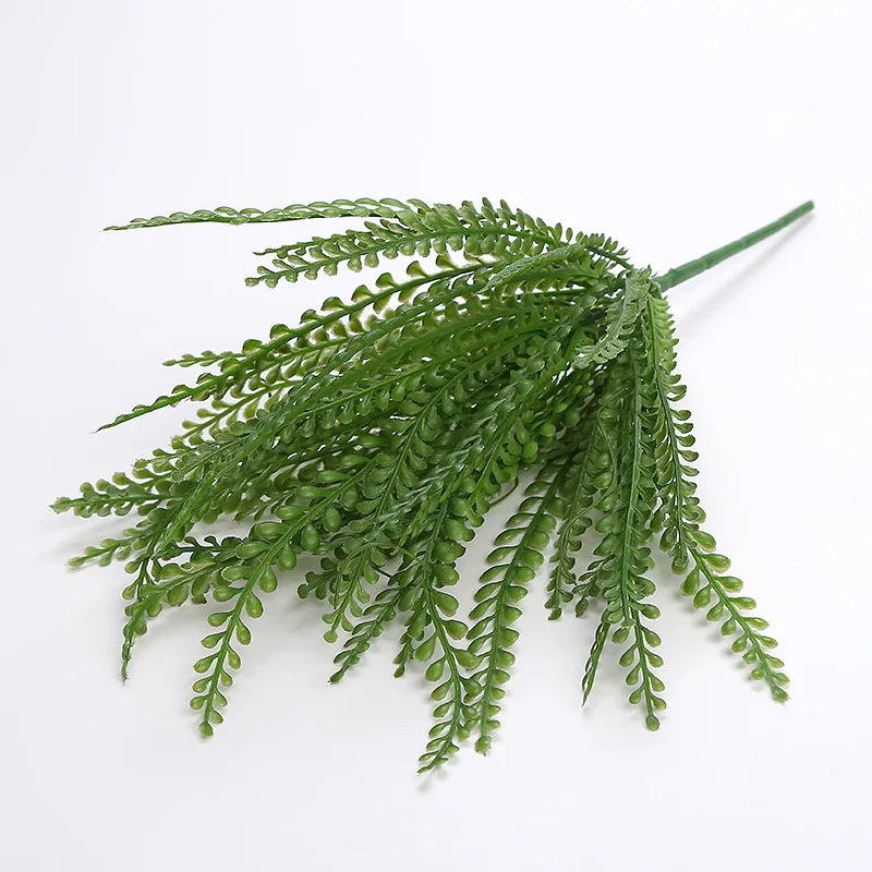 

Decorative Artificial Leaves Plastic Fern Leaf Artificial Plant For Home Office Decoration