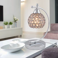 modern simple crystal table lamp creative restaurant living room table lamp romantic warm bedroom bedside table light