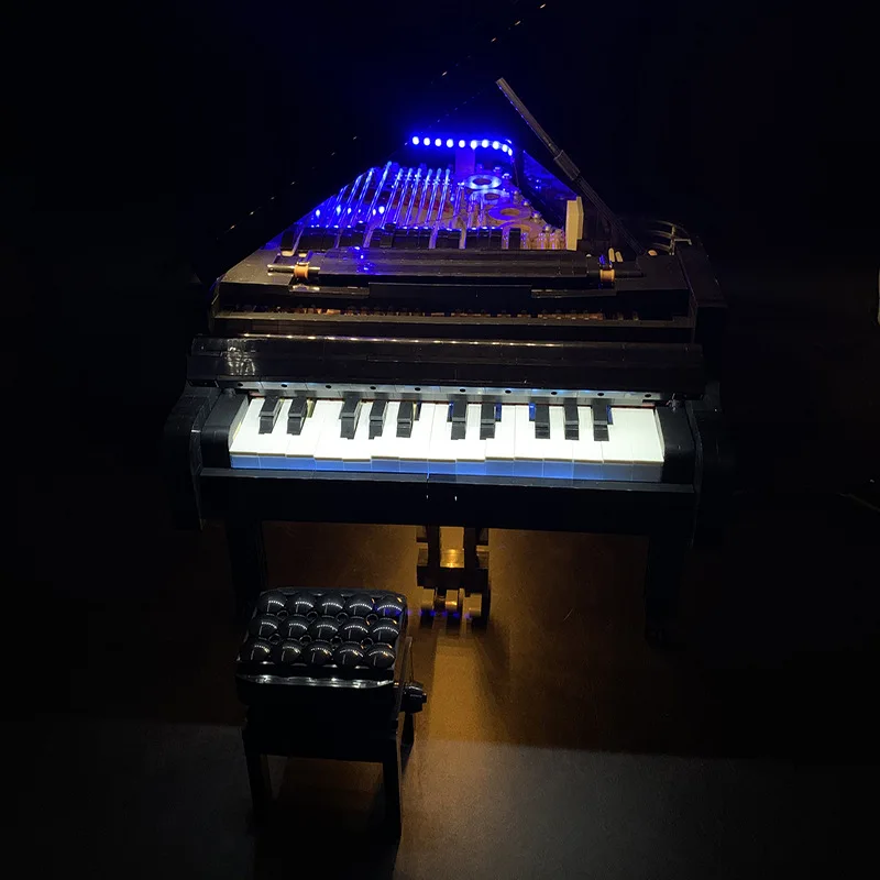 

IDEAS Series 21323 Piano LED Light Toys Childrens Birthday Gifts for Boys and Girls (Building blocks not included) 10285