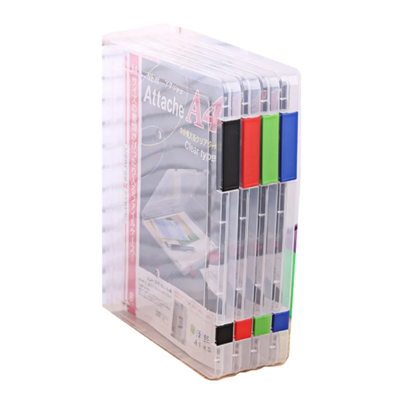 1 шт. портативная Водонепроницаемая коробка для файлов Студенческая папка