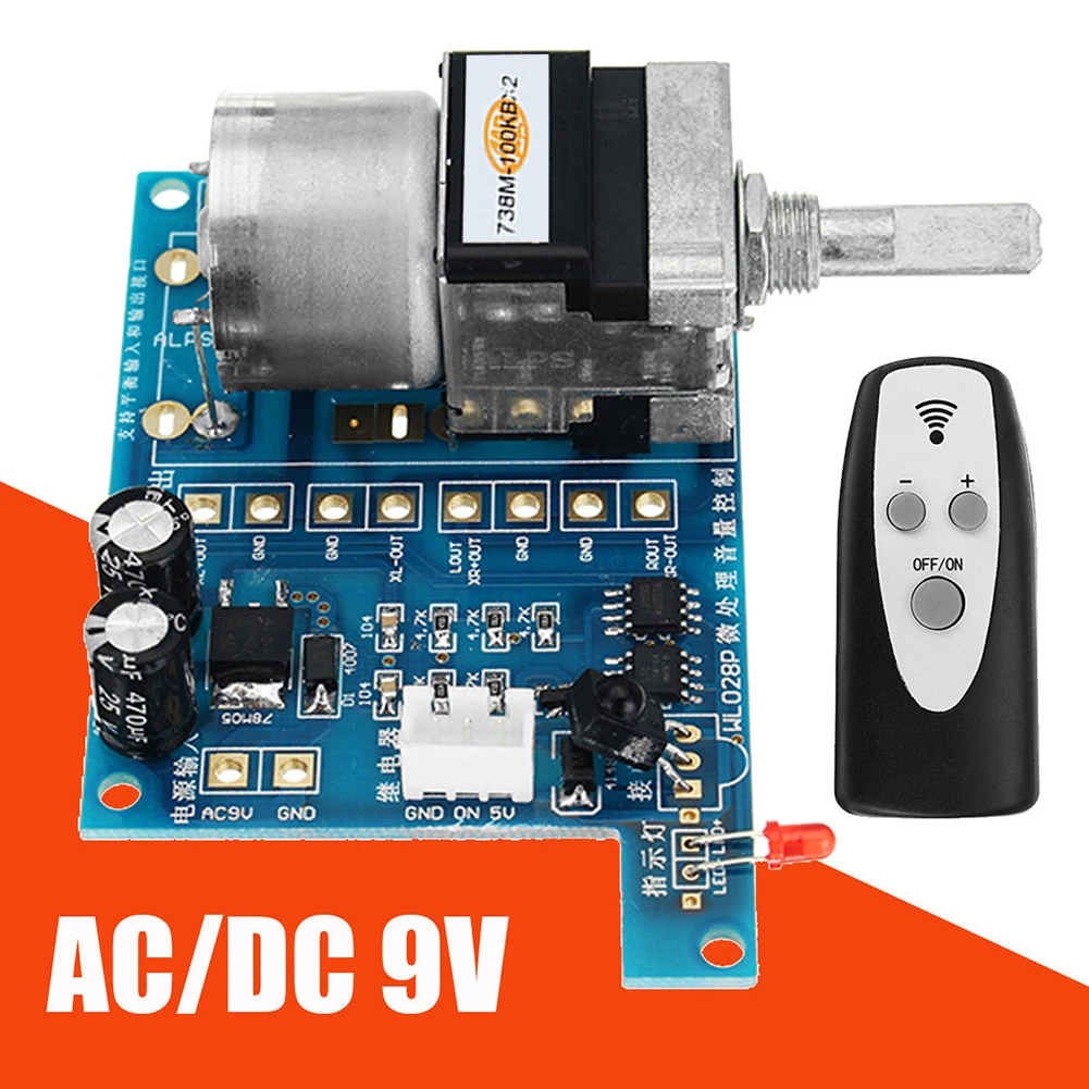 

With Indicator Light Motor Remote Control Accessories DC 9V Potentiometer Electric Tools Volume Control Board Durable Infrared