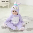 Одежда для новорожденных; Одежда для малышей; Брюки для малышей с рисунками зайчика, милый младенческой комбинезон милый детский комбинезон с рисунком Костюм мягкая теплая одежда ropa bebe От 0 до 3 лет ребенок