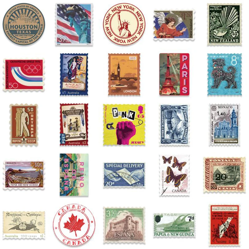 50 шт. водонепроницаемые наклейки для ноутбука чемодана скейтборда | Игрушки и