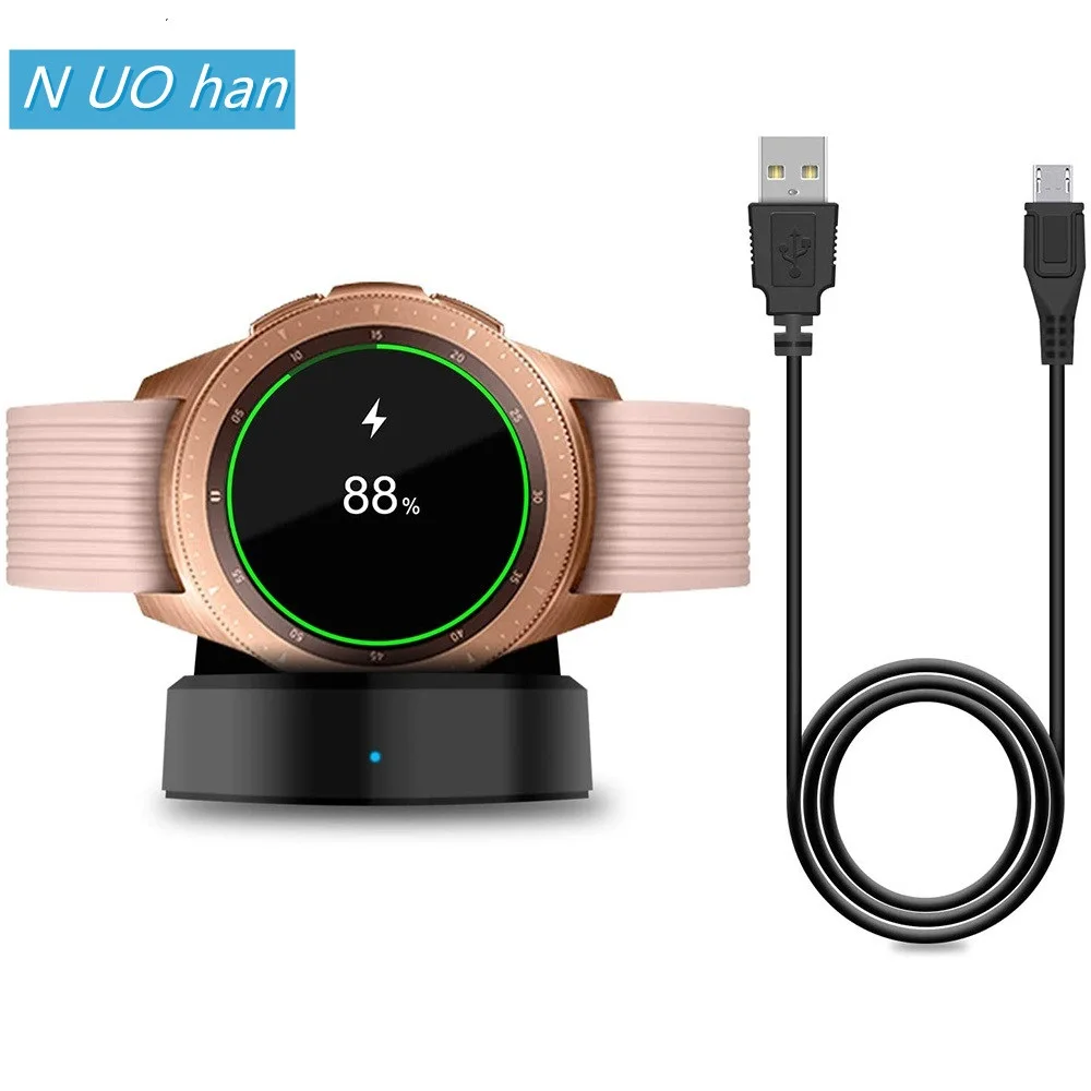 

Wireless Fast Charger Base For Samsung Galaxy watch 42mm 46mm Galaxy Watch 3/ Active 2 Watch Charging Cable Charges