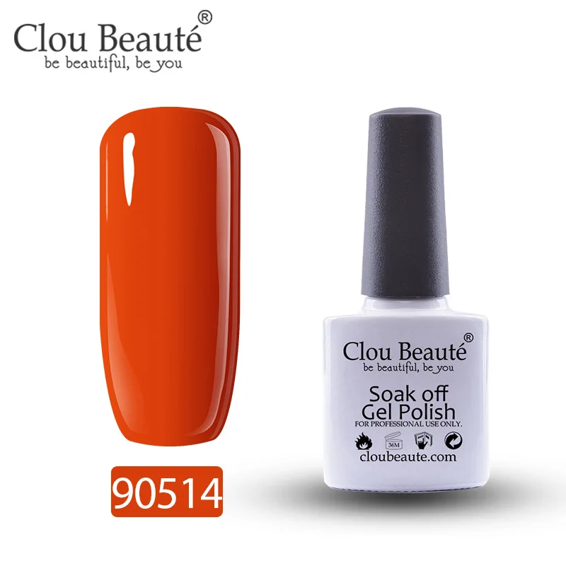 90514 Гель-лак для ногтей Clou Beaute 79 цветов полуперманентный замачивающийся лак для ногтей маникюрный УФ СВЕТОДИОДНЫЙ Цветной Гель-лак 10 мл серия Nude - Цвет: 90514