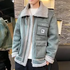 Куртка мужская зимняя с меховым воротником, в стиле хип-хоп