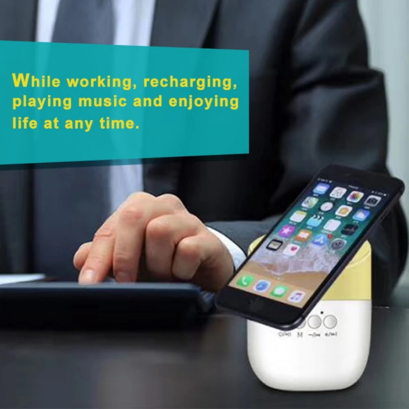 Bluetooth Колонка 2 в 1 с беспроводным зарядным устройством|Комплекты АС| |