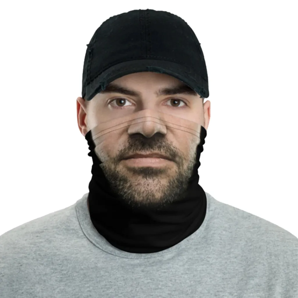 Бандана многофункциональная бесшовная с принтом Быстросохнущий козырек от