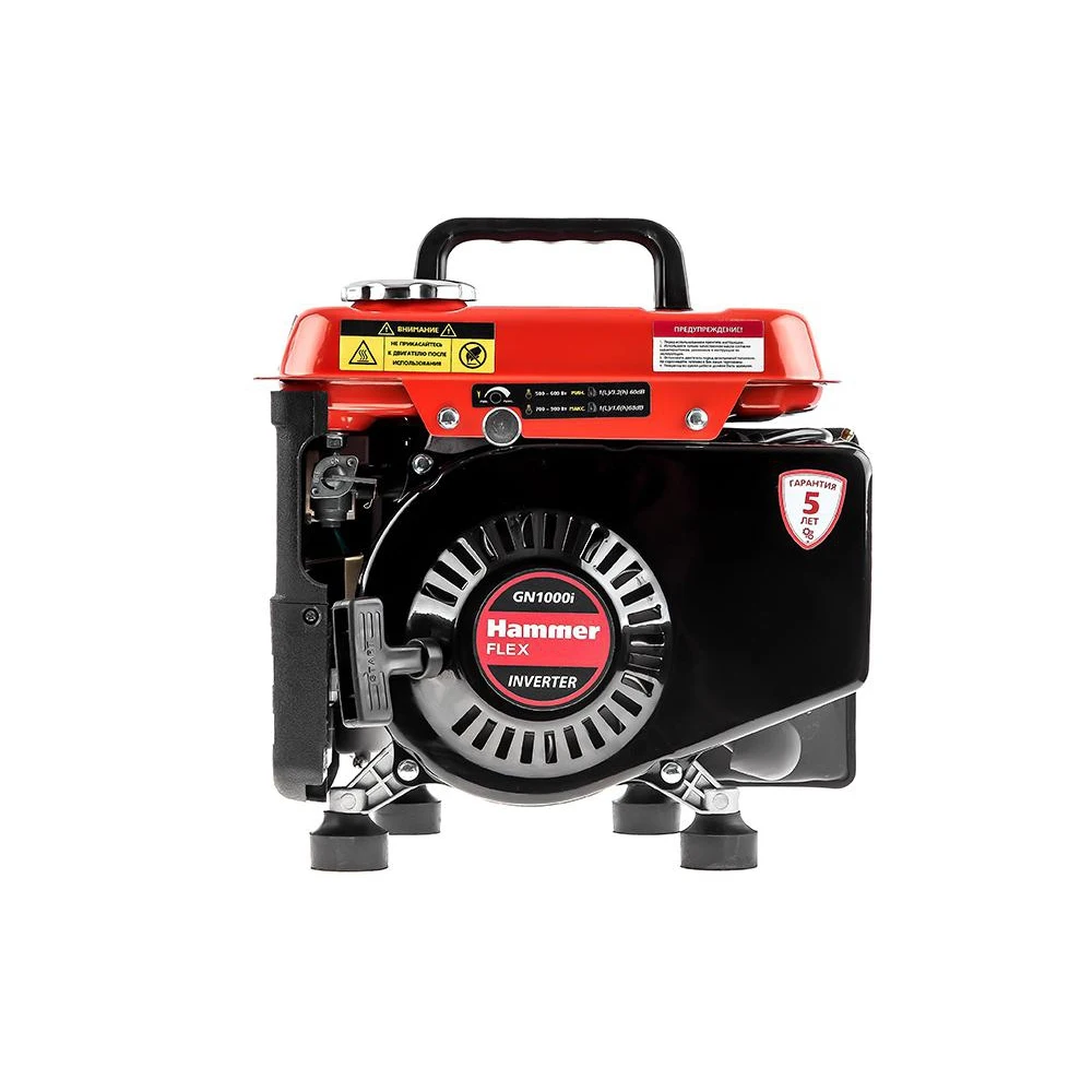 Бензоэлектростанция Hammer GN1000i инверторная 1.0КВт 220В 50Гц 3 5A бак 2 0л непр.3 5ч |