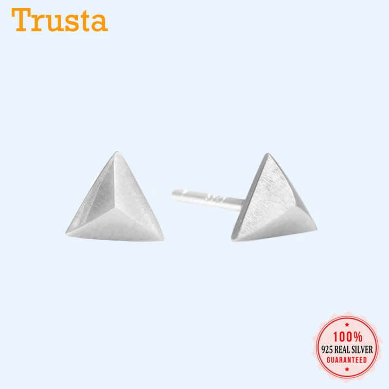 Женские и детские серьги гвоздики Trusta минималистичные Аутентичные модные милые