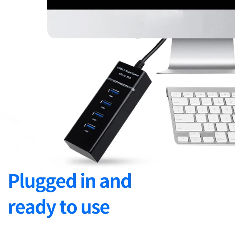 USB 3 0 концентратор 4 порта адаптер 5 Гбит/с Высокая скорость передачи данных камера