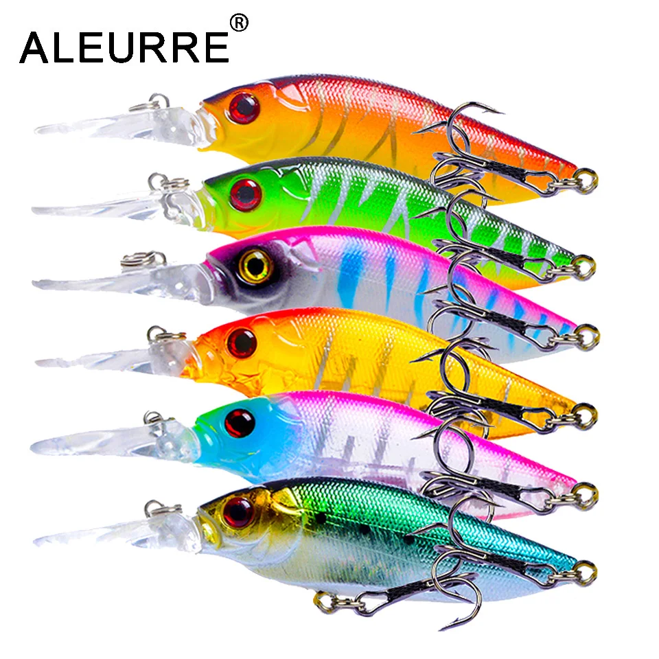 

1PCS Quality Laser Minnow Fishing Lure 12.5g 11cm Hard Crankbait Wobblers Artificial Floating Jerkbait Trolling Bass Isca Carp