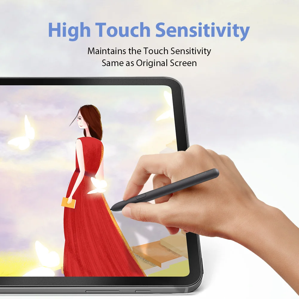 paperfeel screen protector for samsung galaxy tab s7 plus s6 lite s7 fe frosted protective film soft pet painting touch screen free global shipping