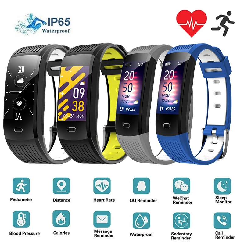 

Multi-functional Sports Smart Watch Pedometer Heart Rate Monitoring Waterproof Wearable For Men Women Bluetooth Fitness Bracelet