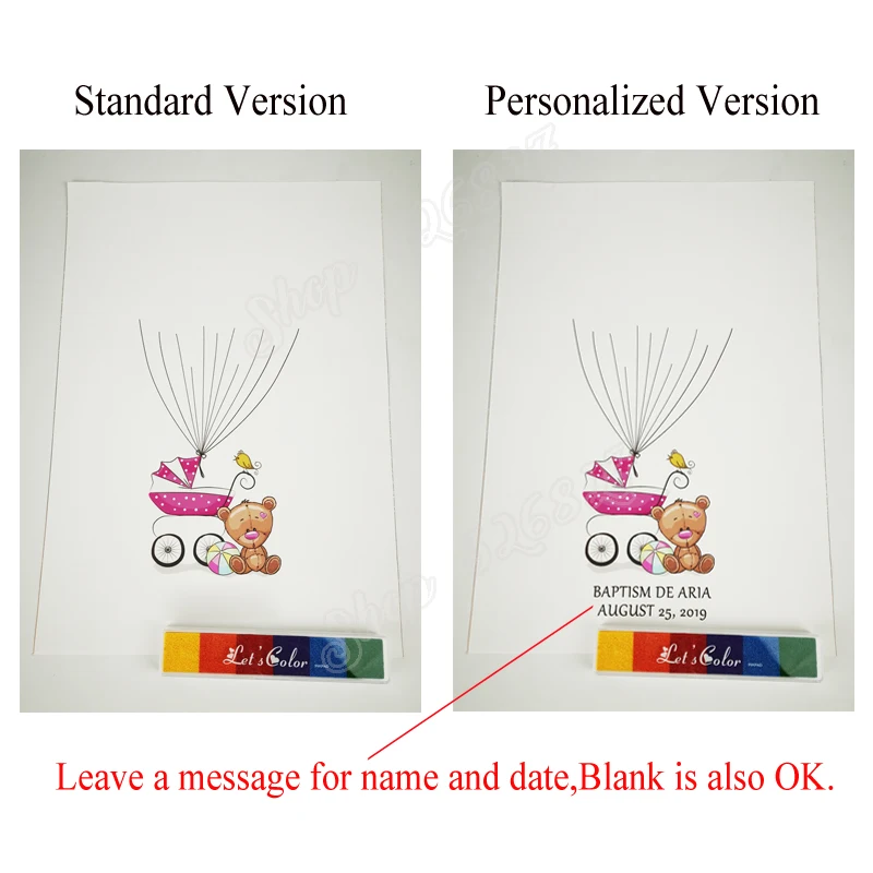 Детская каретка с принтом на холсте сделай сам гостевая книга надписью по