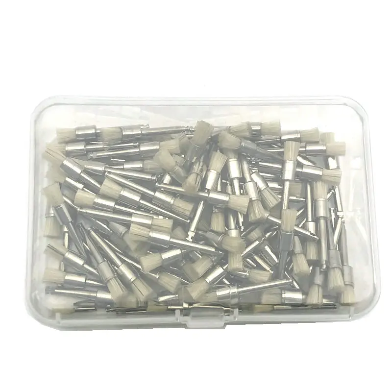 100 шт./корд. Искусственная щетина щетка плоского типа предсказанная инструмент