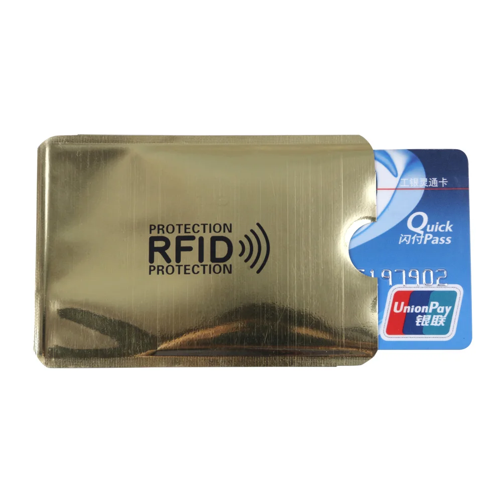 Серый 10 шт. RFID экранированный рукав карта блокировка 13,56 МГц IC карта защиты NFC карта безопасности Предотвращение неавторизованного сканирования - Цвет: Серый
