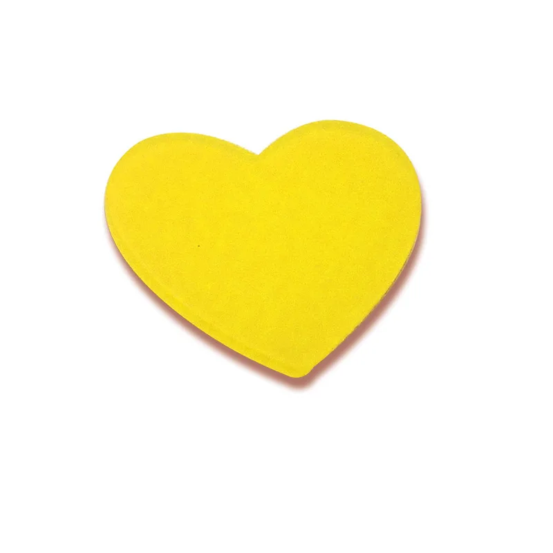 yellow 32 шт./лот 3*2,6 см акриловые украшения сердца ремесла Кабошоны Скрапбукинг для украшения Kawaii DIY аксессуары - Цвет: yellow
