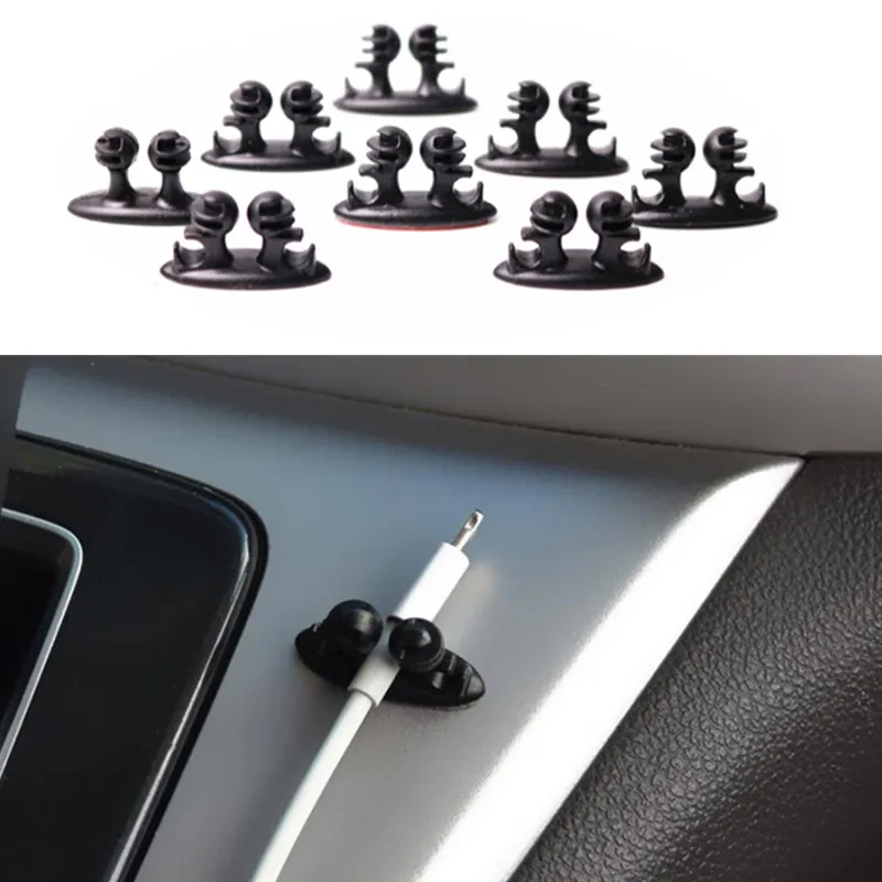 8 шт. автомобильное зарядное устройство автомобильный зажим для проводов