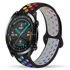 Ремешок силиконовый для Huawei Watch GT 22e, браслет для Samsung Galaxy watch 42 46 мм, 42 мм46 мм, версия Pride Edition