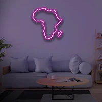 africa neon signcustom led neon light signs decoration for room decor birthday party wedding decoration