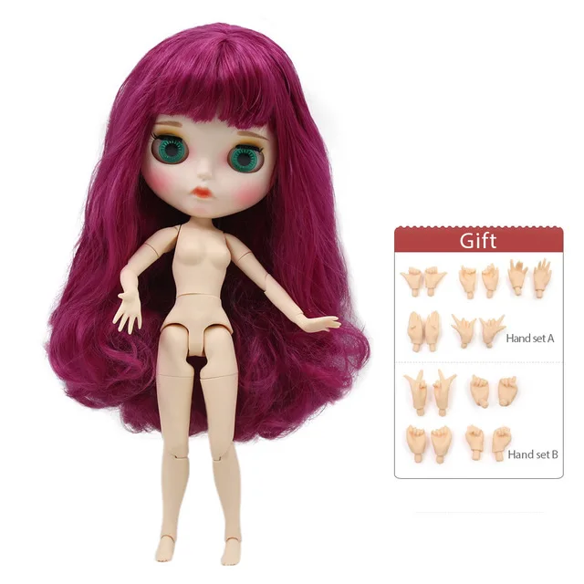 Ледяная фабрика blyth кукла Обнаженная шарнир тело 1/6 BJD 30 см модные куклы игрушки подарок специальная цена на продажу - Цвет: 230BL1291M