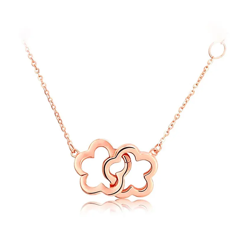 Цепочка с подвеской в виде цветка 18 к|Ожерелья| |