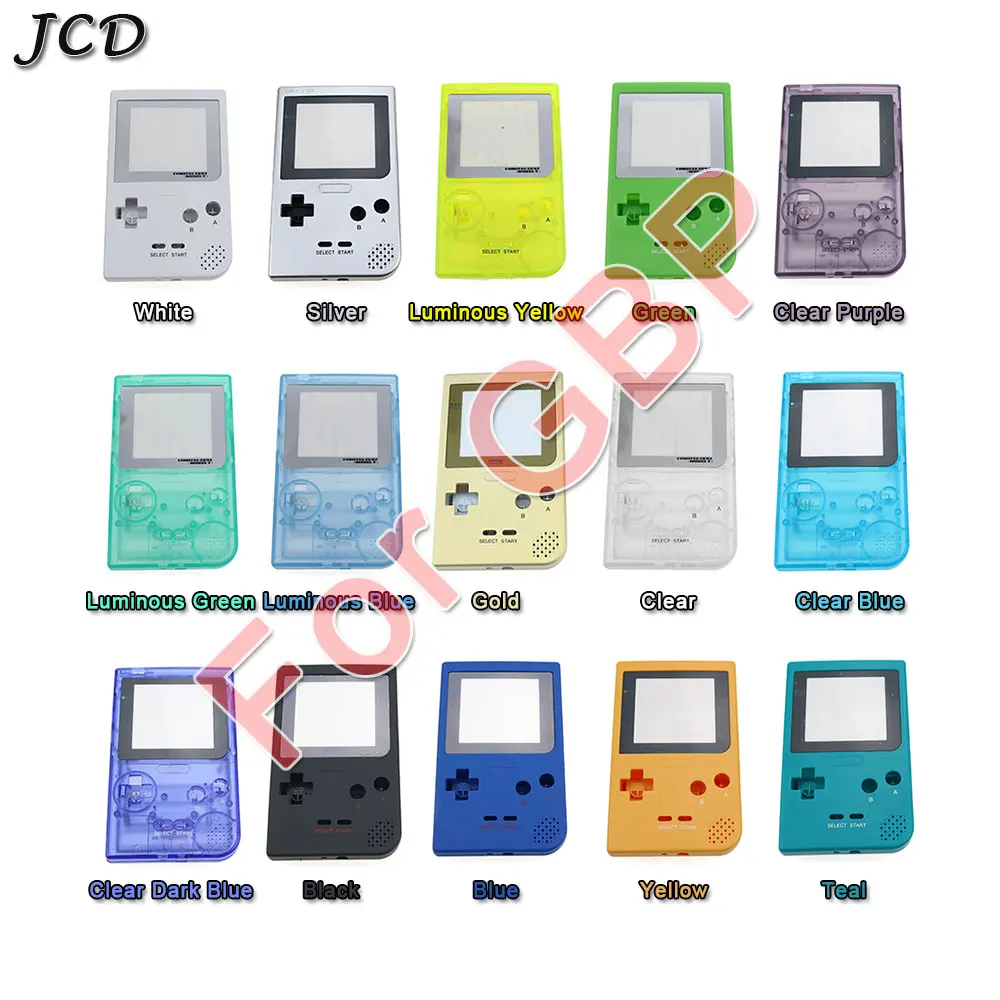 JCD полный Чехол Корпус Замена для Gameboy Карманная игровая консоль GBP серый корпус