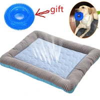self cooling pet pad in blue s m l hand wash breathable dog bed mats dogs house for large pets puppies dog beds